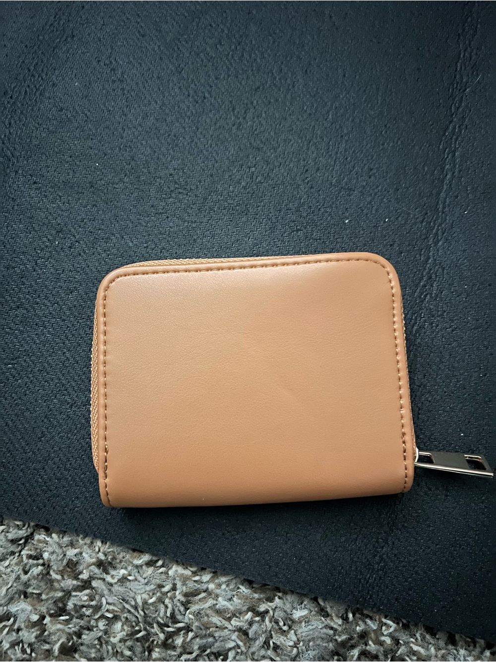 a new day Tan Zip-Around Compact Wallet